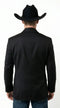 Men’s Black Tuxedo Western Blazer – Cowboy Style Formal Sport Coat Jacket for Dinner Jacket