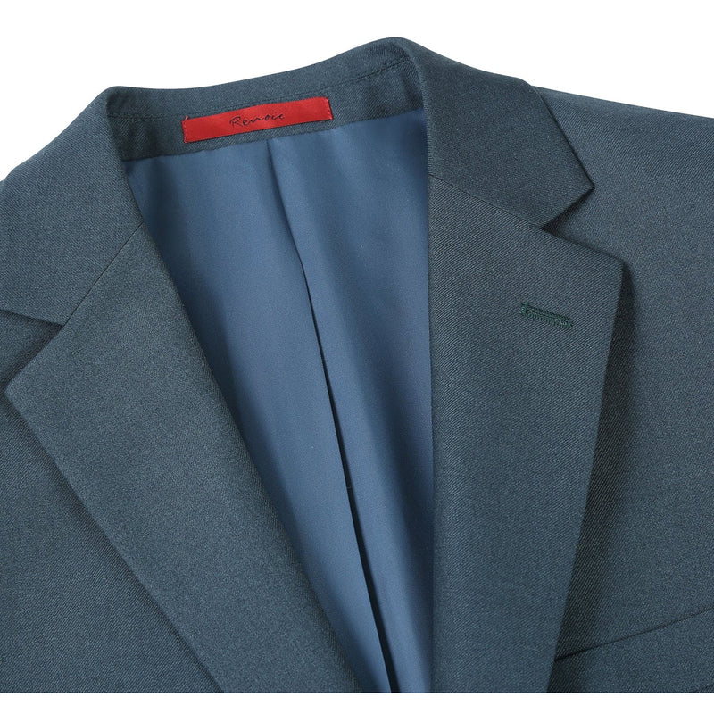 201-13 Men's 2-Piece New Slim Fit Single Breasted Notch Lapel Suit