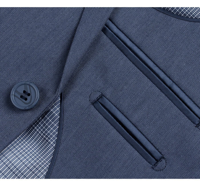203-19 Men's 2-Piece Slim Fit Single Breasted Notch Lapel Suit