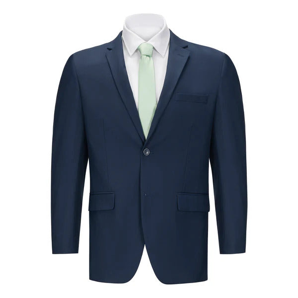 Mens Vested Midnight Blue Slim Fit Suit