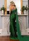 Fitted One Shoulder Slit Gown by Rachel Allan 50398