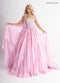 Organza Cape A-line Gown by Rachel Allan 50416