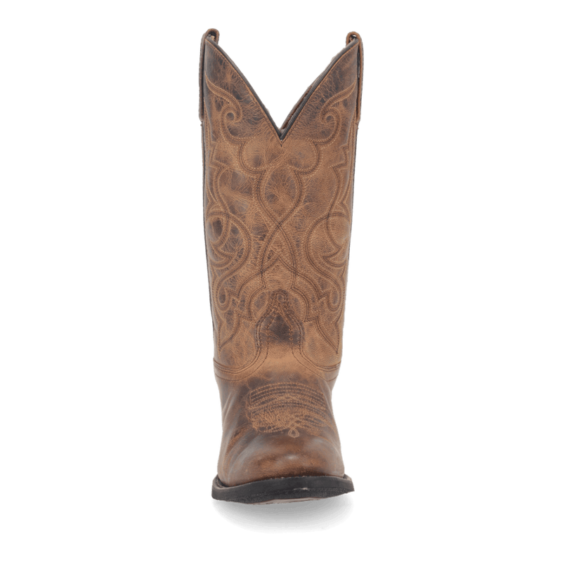 Laredo Maddie Leather Boot - Premium Brown Ankle Boot