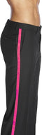 Mens Dress Tuxedo Pants For Groom or Wedding or Stage in Color Black With Hot Pink Strip No Pleated Style