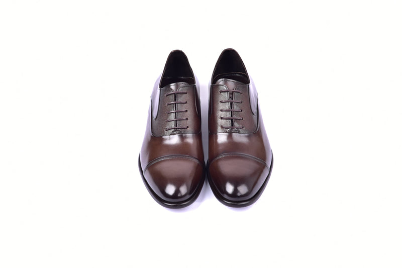 C001201-5256 Cap toe Lace up- Brown