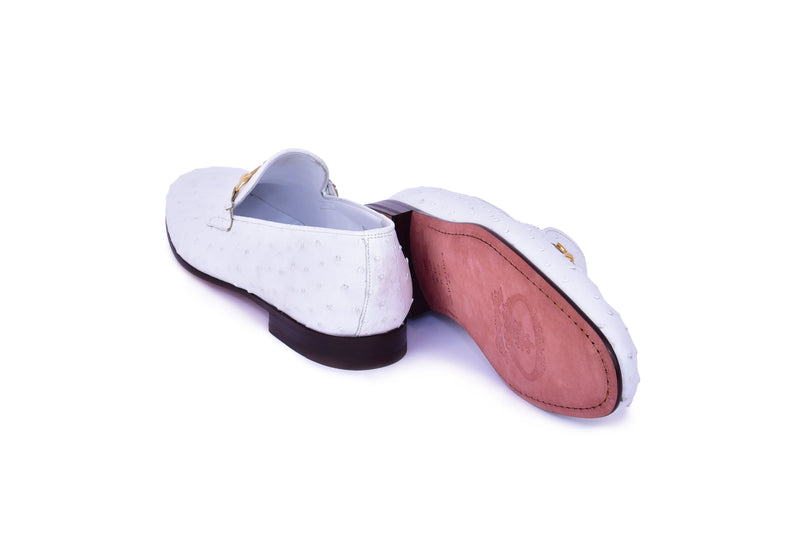 C02205-5405 Genuine Ostrich- White