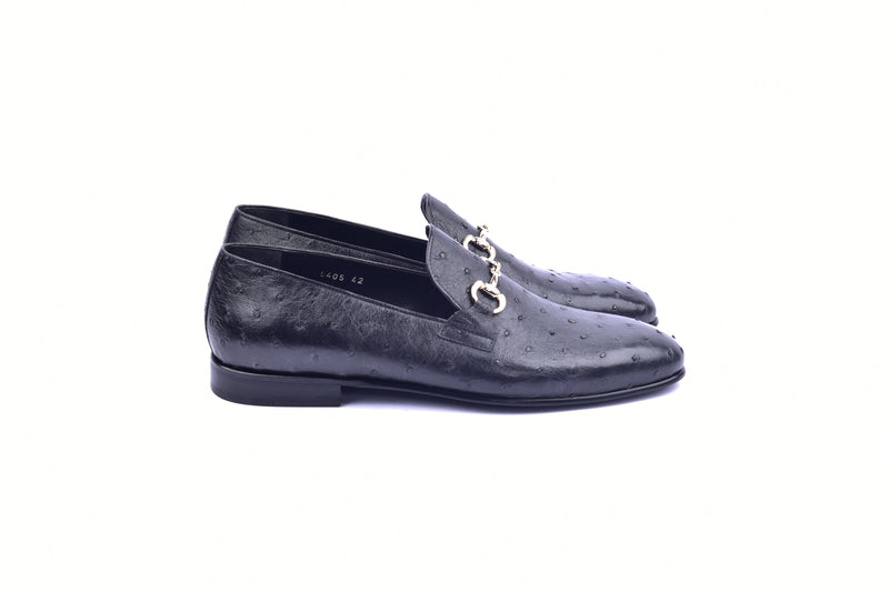 C02201-5405 Genuine Ostrich- Black