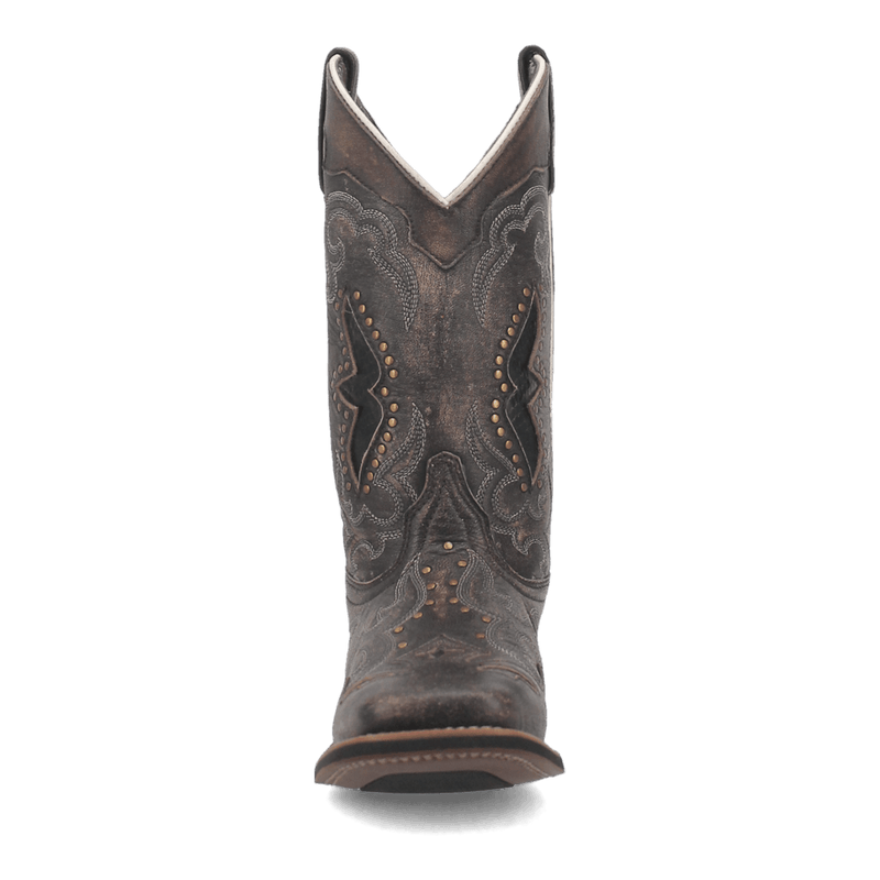 Laredo Spellbound Leather Boot - Luxe Black Ankle Boot