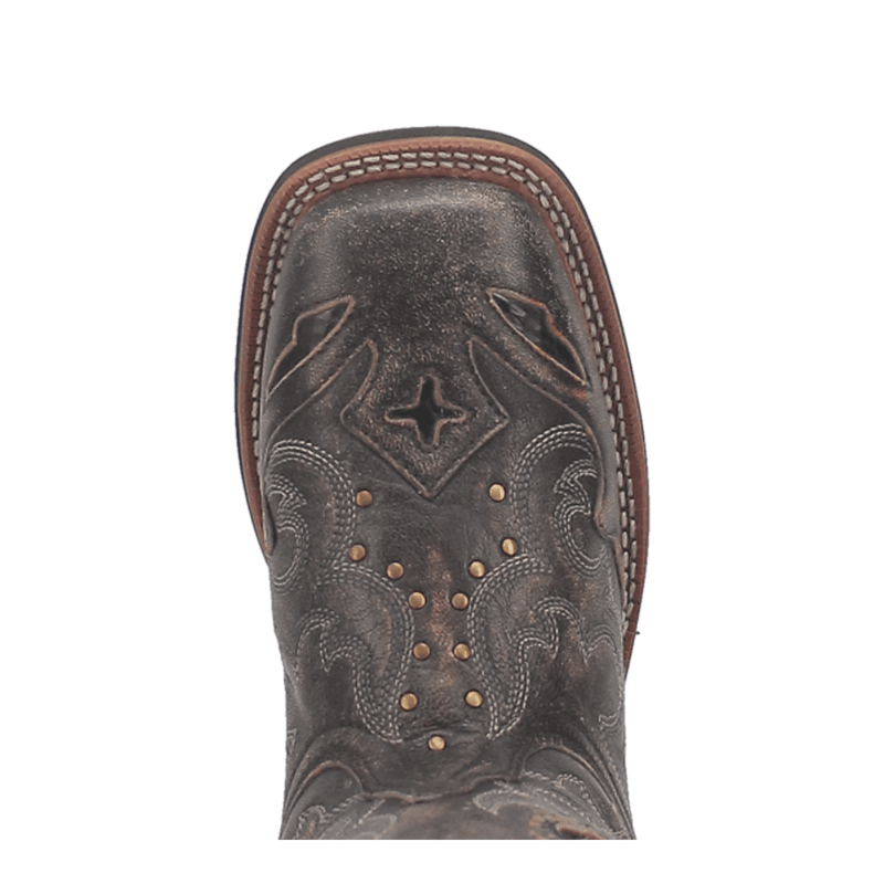 Laredo Spellbound Leather Boot - Luxe Black Ankle Boot
