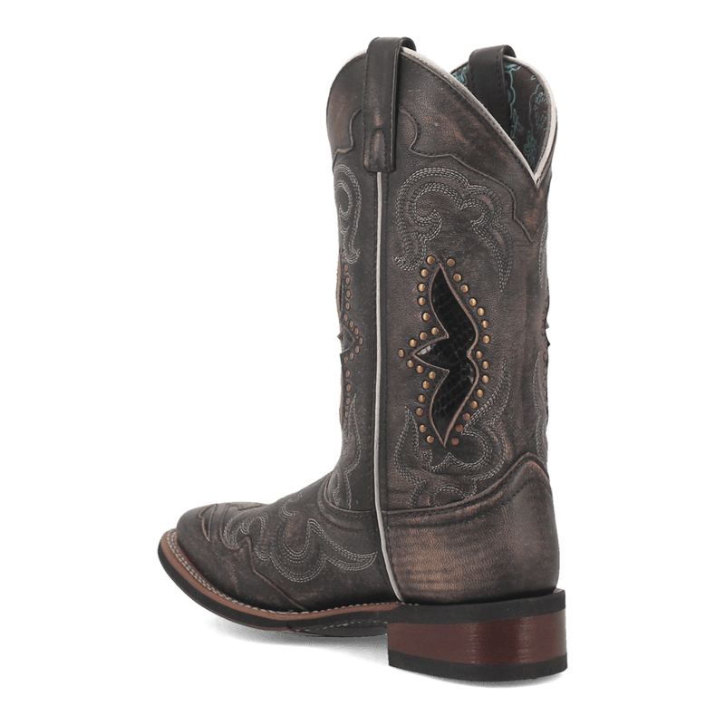 Laredo Spellbound Leather Boot - Luxe Black Ankle Boot