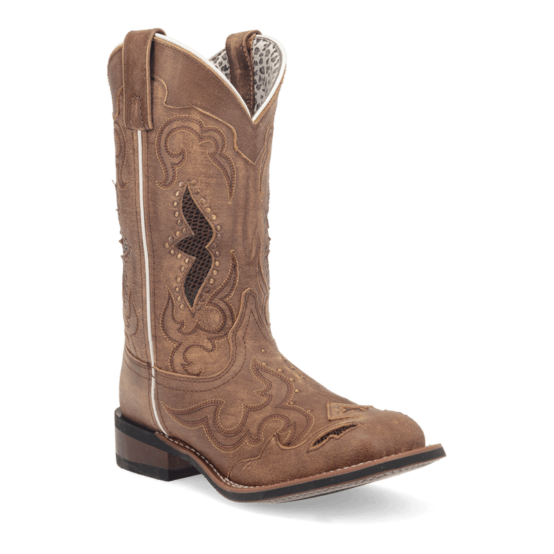 Laredo Spellbound Boot: Premium Leather Chelsea - Brown