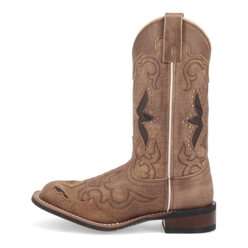 Laredo Spellbound Boot: Premium Leather Chelsea - Brown