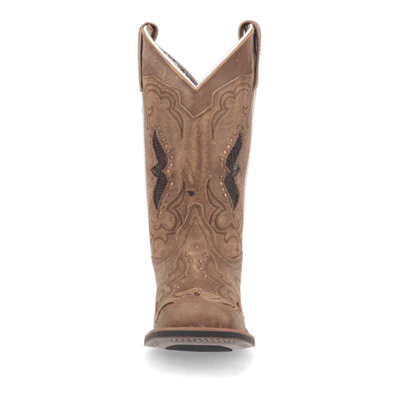 Laredo Spellbound Boot: Premium Leather Chelsea - Brown