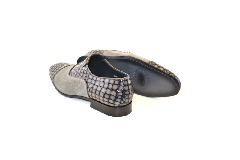 C012-5796 Cap Toe Slip On / Lace Up Grey