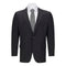 Men's Black Portly Fit Suit Separate Jacket – Classic Wool Blend Formal Blazer