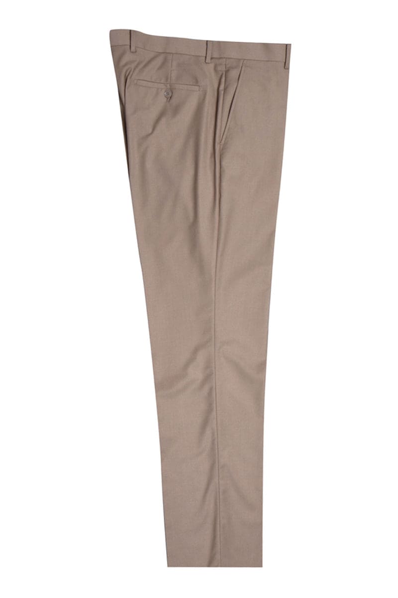 "Mens Stacy Adams Suit - Stacy Adams Suit Men's Two Button Vested Basic Suit in Tan"