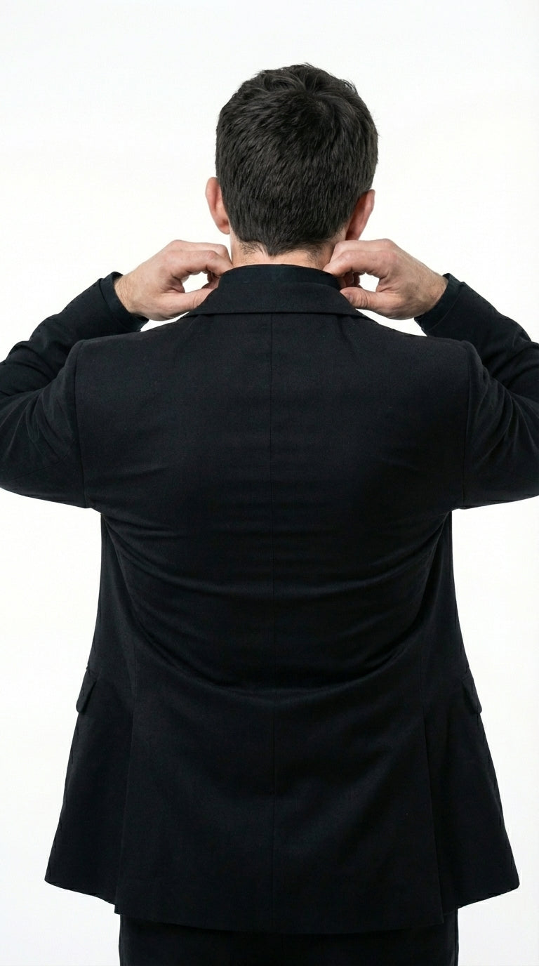 Mens Black Blazer – John Wick Inspired Classic Formal Blazer for Men Sleek Action Style Evening Jacket