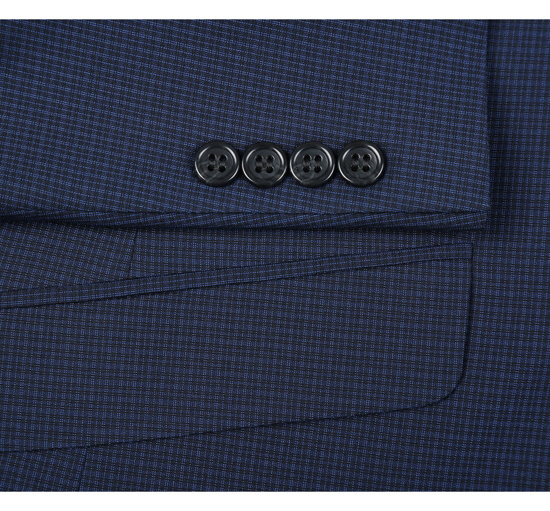 293-8 Men's Two Piece Slim Fit Stretch Dress Suit