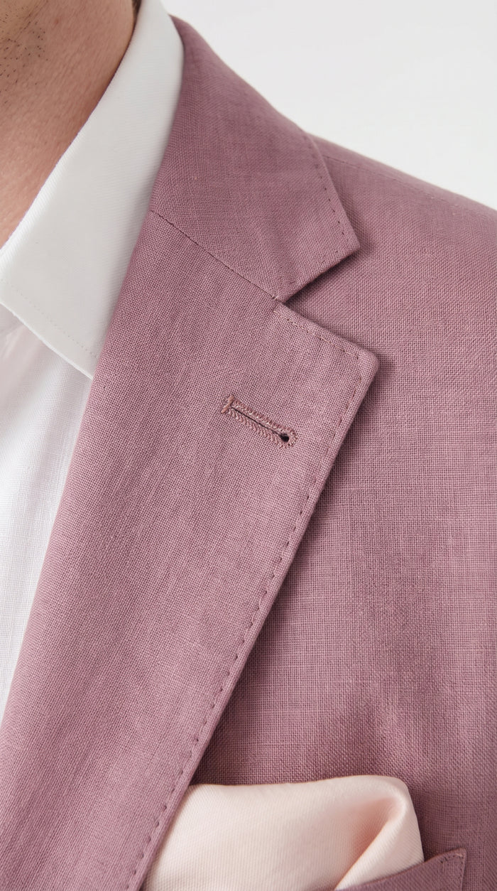 Men’s Mauve 2-Piece Suit – Two-Button Wedding, Prom and Business Suit