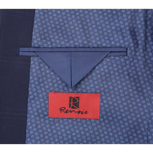 293-29 Men's Slim Fit Checked Suits