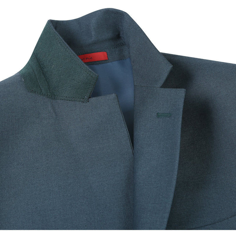 201-13 Men's 2-Piece New Slim Fit Single Breasted Notch Lapel Suit