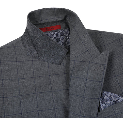 293-44 Men's Double-Breasted New Slim Fit Suits