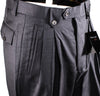 Tiglio Luxe Gray Wide Leg, Pure Wool Dress Pants 2576 TIG1008
