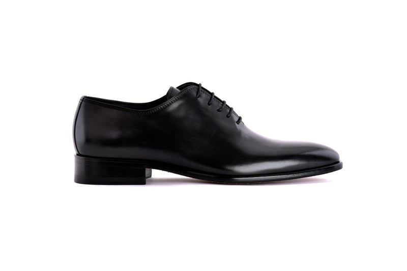 C0001110-6292OXF- Plain toe lace up-Black