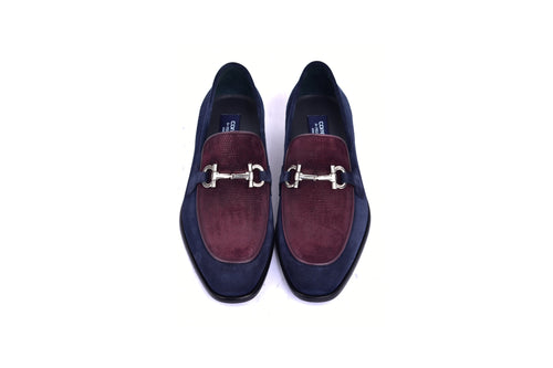 C11109-6376S- Navy+Burgundy