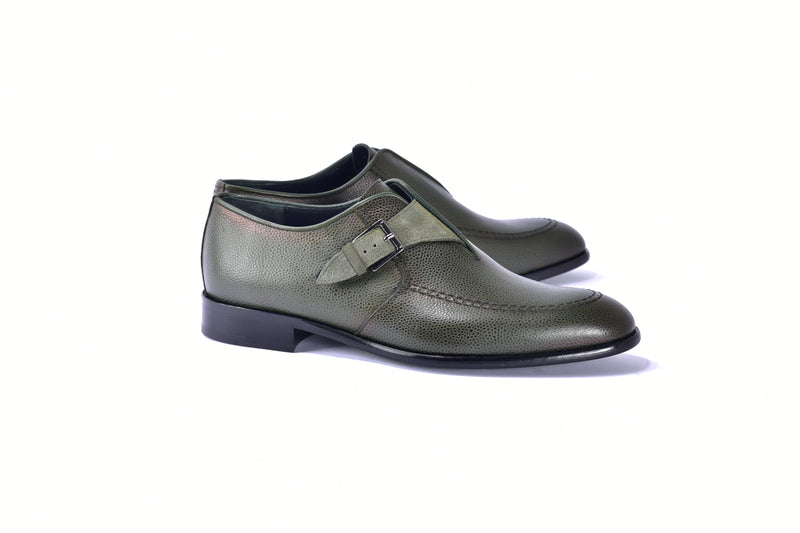 C052-6471 Monk strap-Green