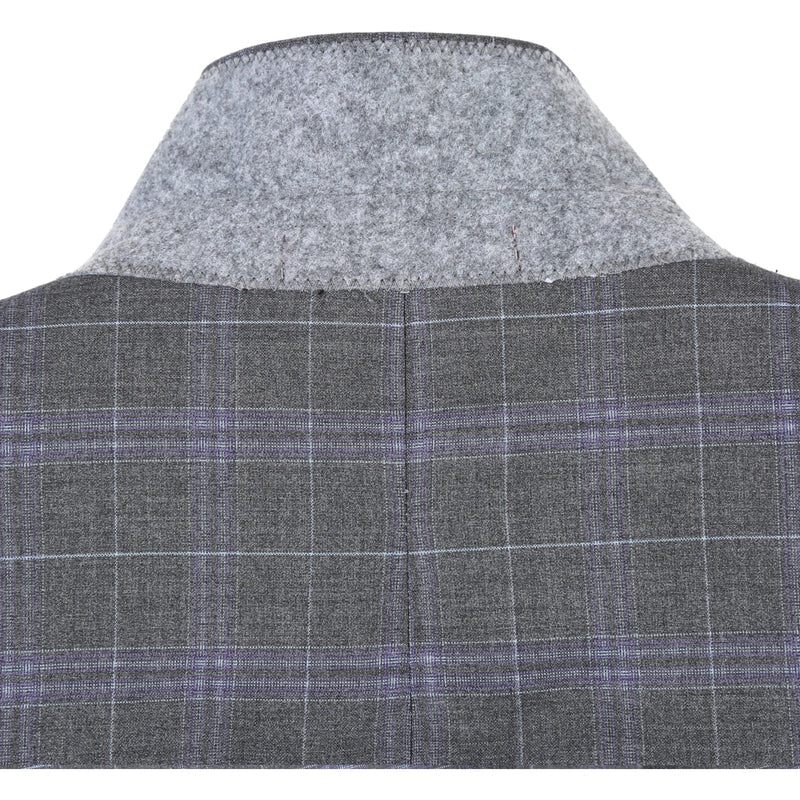 293-25 Men's Classic Fit Checked Suits