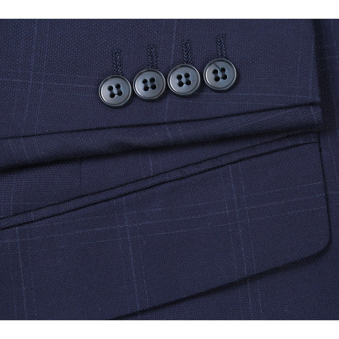 293-29 Men's Slim Fit Checked Suits