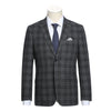 294-15 Men's Slim Fit Checked Suits