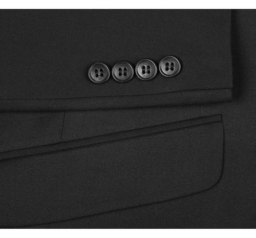 2110-1 Men's Slim Fit Solid Stretch 2-Piece Suit