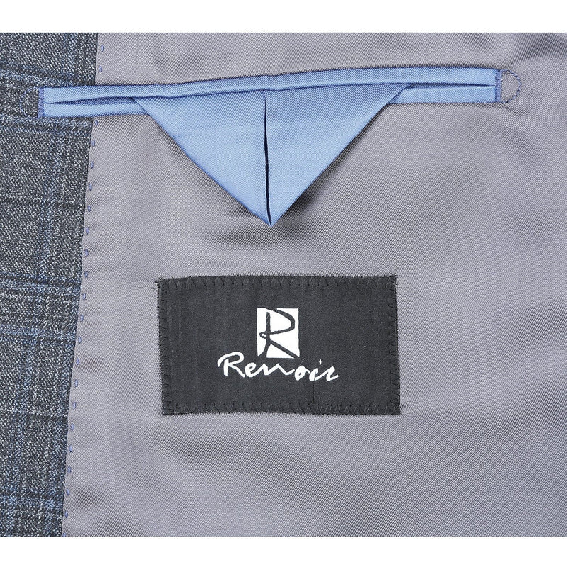 564-7 Men's Classic Fit Wool Blend Stretch Suits