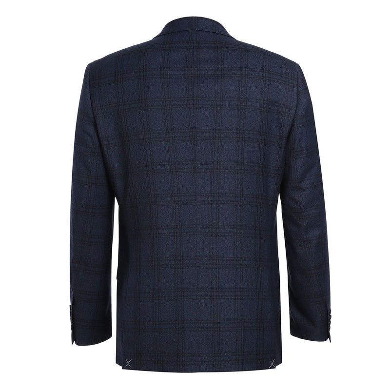 293-21 Men's Slim Fit Stretch Checked Suits