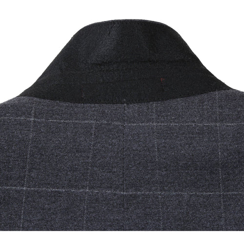 293-31 Men's Slim Fit Checked Suits