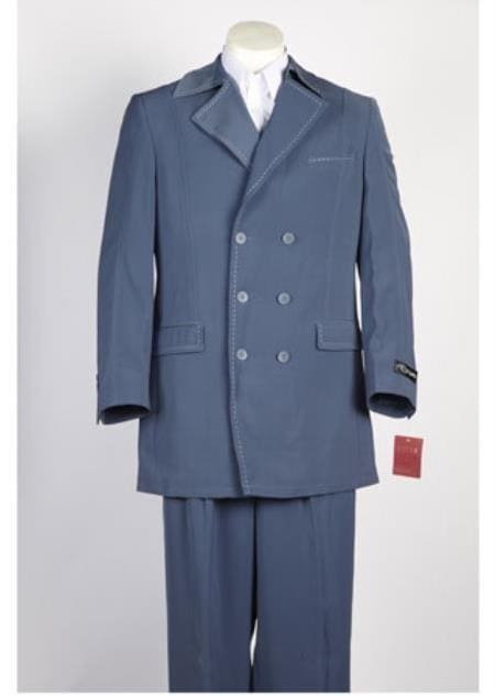 Men Double Breasted Suit 6x3