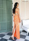 Sequin Sleeveless Slit Gown by Rachel Allan 71007