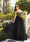 Cheetah Print Strapless Gown by Rachel Allan 71026