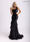 Fitted Strappy Back Ruffled Gown by Rachel Allan 71027