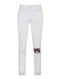 Skinny Jean with Skull  knee patch