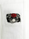 Skinny Jean with Skull  knee patch