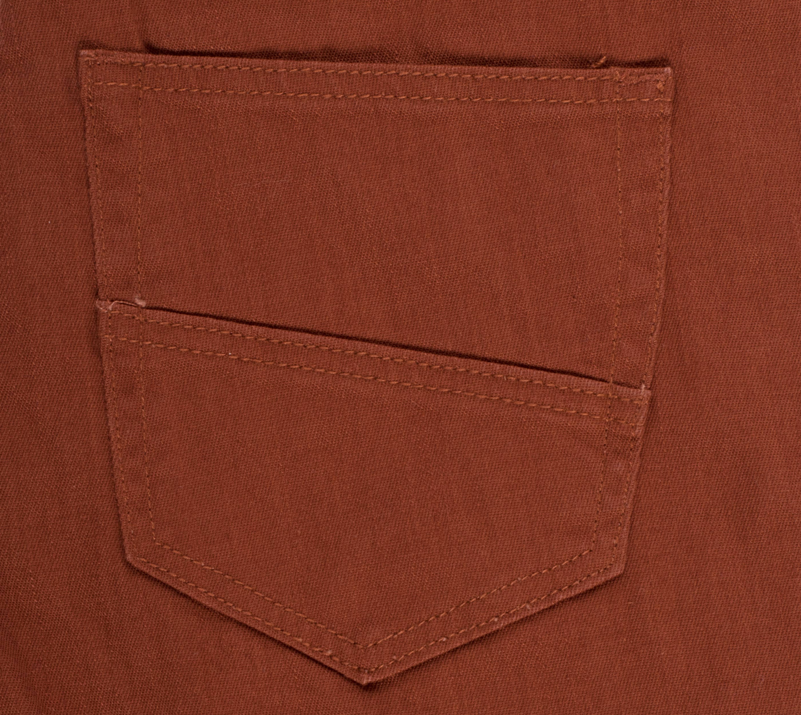 Skinny Jeans with tonal fabric, in Rust color