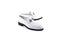 C0001209-7249 loafer with silver buckle-White