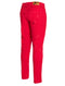 Distressed Moto Jeans  in Red color