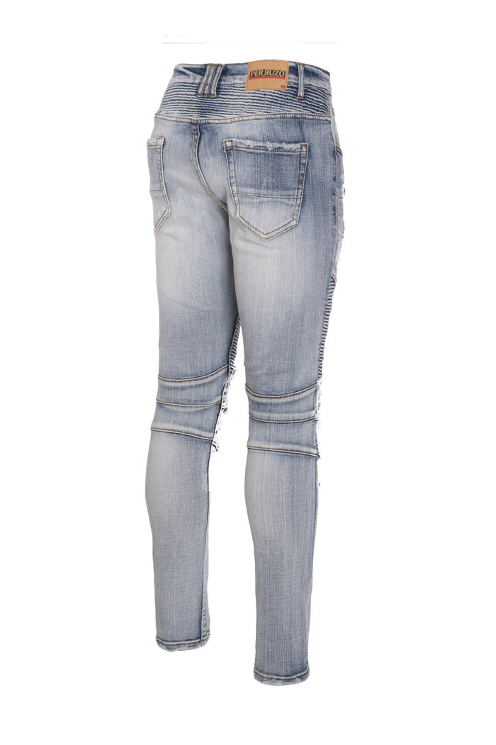 Moto Jeans in  stone wash