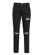 PX Denim, multicolor Quilted knee Patch