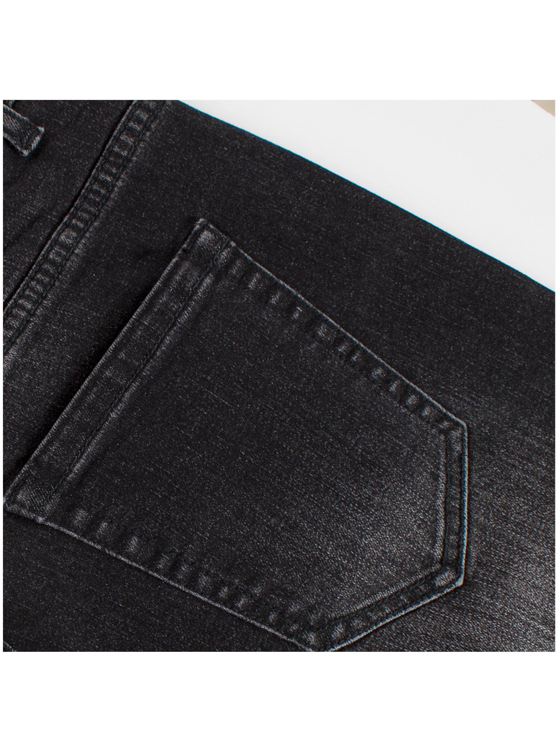 Tigger Motif on Skinny black denim