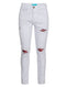 PX Jean with Python snake skin knee Patch